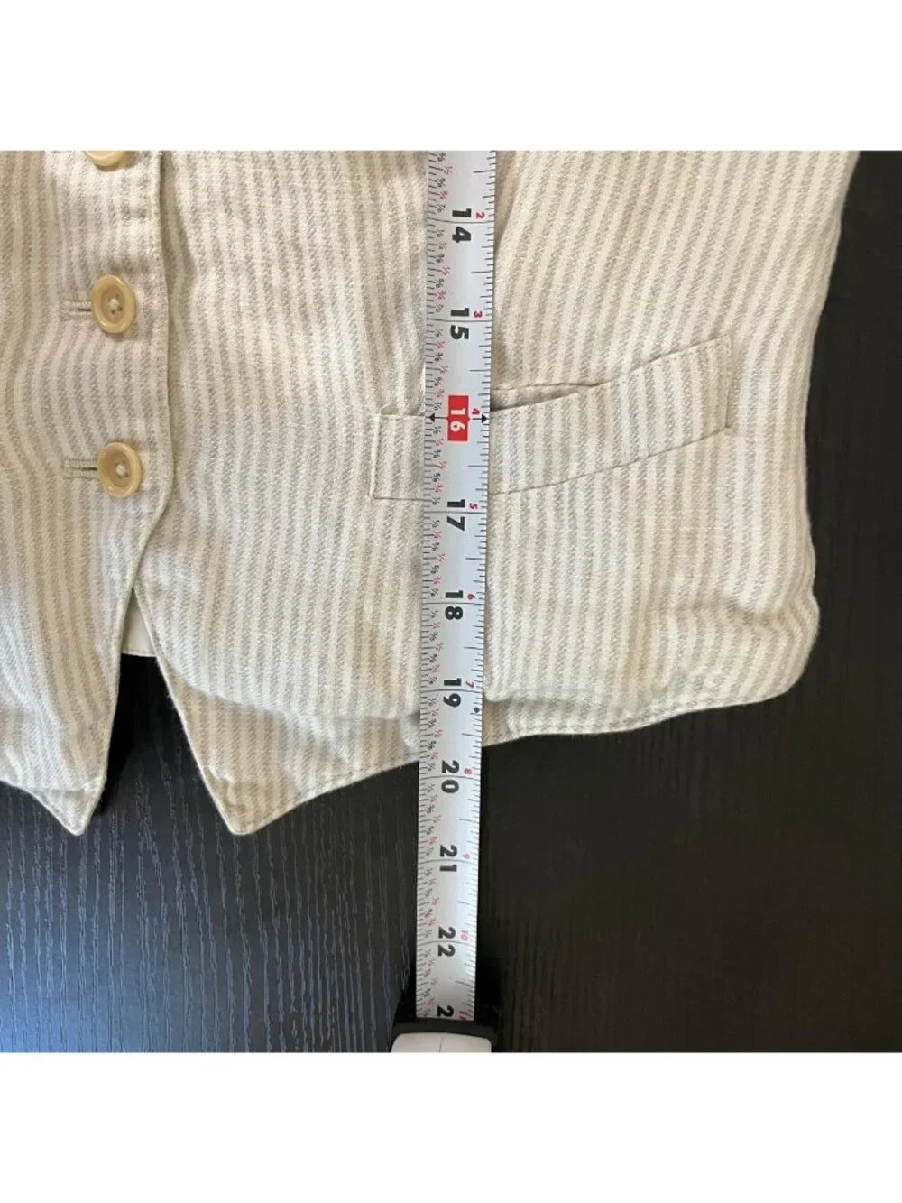 beige pinstripe linen clean girl preppy old money country club vest